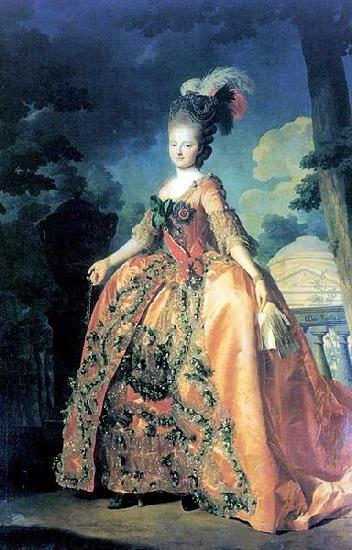 Alexander Roslin Portrait of Grand Duchess Maria Fiodorovna at the age of 18 oil painting picture